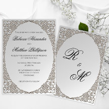 Elegante Silver Decorative Wedding