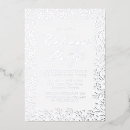Elegante Silver Foil Frische Pasta machen Folieneinladung