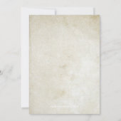 Elegante Silver Gray Blue Succulent Vintage Weddin Einladung (Rückseite)