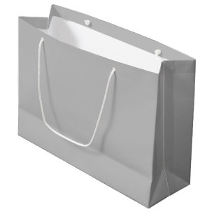 Elegante Silver Gray große Geschenktasche für jede Geschenktüte
