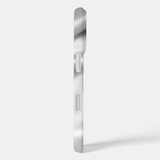 Elegante Silver Silk | Platinum Custom Phone Case (Rückseite / Rechts)