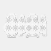 Elegante Silver Snowflake Weihnachtsgeschenk Geschenkschachtel (Ungefaltet)