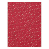 Elegante Silver Star Niedlich Festivals Weihnachte Tischdecke (Vorderseite)