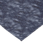 Elegante Silver Stars Weihnachten Tischdecke (Schrägansicht)