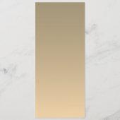 Elegante Silver Wedding Menükarte (Rückseite)