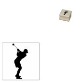 Elegante Simple Modern Golf Personal Stationery Gummistempel (Stempel)