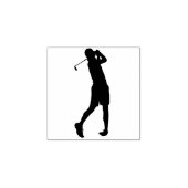 Elegante Simple Modern Golf Personal Stationery Gummistempel (Prägung)
