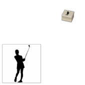 Elegante Simple Modern Golf Personal Stationery Gummistempel (Stempel)