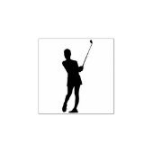 Elegante Simple Modern Golf Personal Stationery Gummistempel (Prägung)
