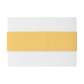 Elegante Simple Ray Blume mit Monogram Wedding Einladungsbanderole (Rückseitenbeispiel)