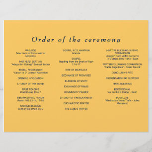 Elegante Simple Ray Blume mit Monogram Wedding Flyer