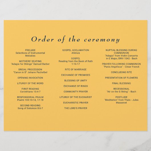 Elegante Simple Ray Blume mit Monogram Wedding Flyer (Hinten)