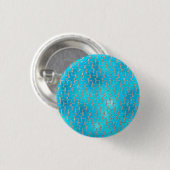 ELEGANTE SIMPLE SILVER TURQUIOSE BUTTON (Vorne & Hinten)