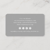 Elegante Sitzdienste für Haustiere Visitenkarte (Rückseite)