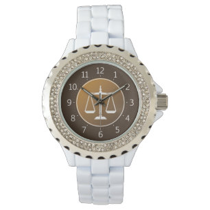 Elegante Skalen Handder uhr der Gerechtigkeits- 