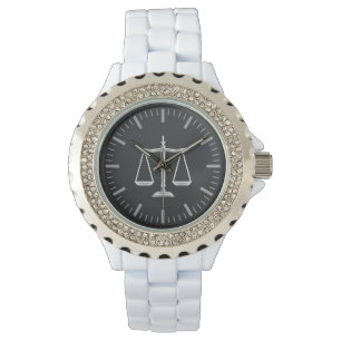 Elegante Skalen Handder uhr der Gerechtigkeits- 