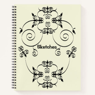 Elegante Sketches Notizblock
