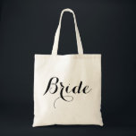 Elegante Skript-Braut-Tasche Tragetasche<br><div class="desc">Elegante Skript-Braut-Tasche</div>