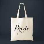 Elegante Skript-Braut-Tasche Tragetasche<br><div class="desc">Elegante Skript-Braut-Tasche</div>