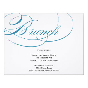 Brunch Einladungen Zazzle De