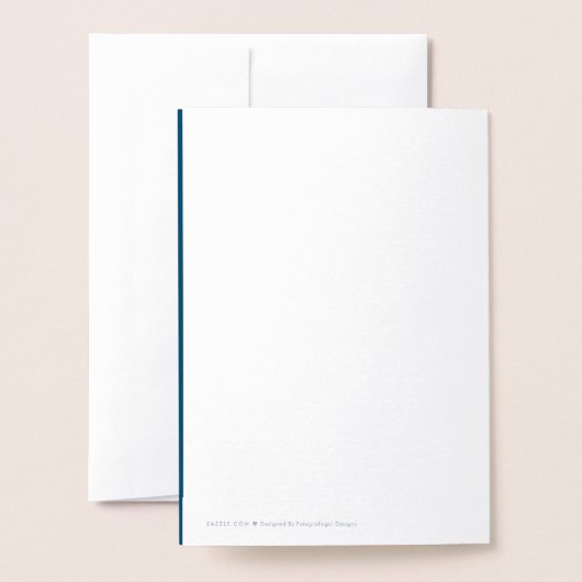 Elegante Skripttextnamen Silver Wedding Folienkarte (Rückseite mit Umschlag)