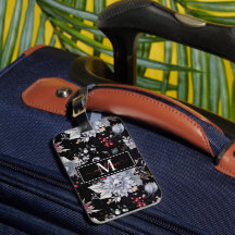 Elegante Skull-Rose Silver Black