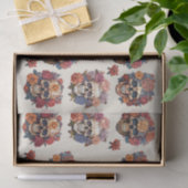Elegante Skulls Seidenpapier (Geschenk)