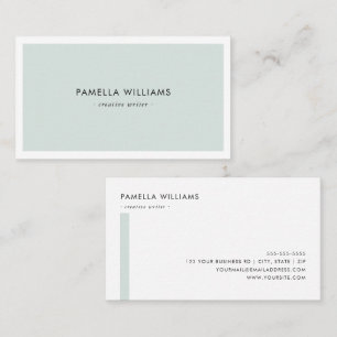 Elegante Sky Border Beruflich und Minimalistisch Visitenkarte
