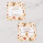 Elegante Small Business Owner Terminkarte (Vorne/Hinten)