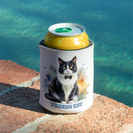 Elegante Smoking-Katze Dosenkühler (In Situ Pool)