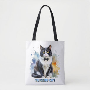 Elegante Smoking-Katze Tasche