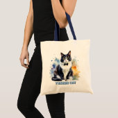 Elegante Smoking-Katze Tragetasche (Vorderseite (Produkt))