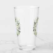 Elegante Snowberry+Eucalyptus Wreath Wedding Glas (Rechts)