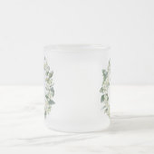 Elegante Snowberry+Eucalyptus Wreath Wedding Mattglastasse (Mittel)
