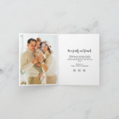 Elegante Snowflake 5 FotoCollage Weihnachten (Innenseite)