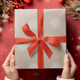 Elegante Snowflake | Wasserfarbe | Weihnachten | B Geschenkpapier