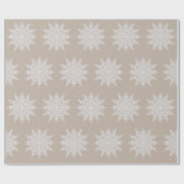 Elegante Snowflake | Wasserfarbe | Weihnachten | B Geschenkpapier (Flach)