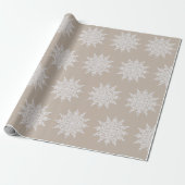 Elegante Snowflake | Wasserfarbe | Weihnachten | B Geschenkpapier (Ungerollt)