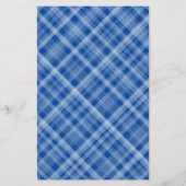 Elegante Snowflakes Kariert Blue Wedding Einladung (Rückseite)