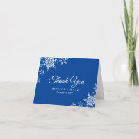Elegante Snowflakes Kariert Deep Blue Wedding