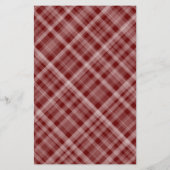 Elegante Snowflakes Kariert Red Wedding Einladung (Rückseite)