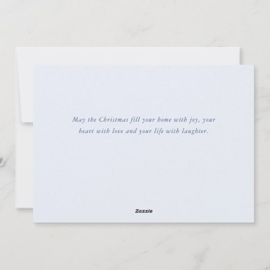 Elegante Snowflakes Weihnachten Gruß (Rückseite)