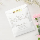 Elegante Snowflakes Winter Baby Dusche Geschenktütchen (Versiegelt)