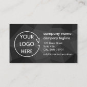 elegante, sofort haltbare, preiswertere Visitenkar Visitenkarte (Rückseite)