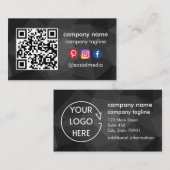 elegante, sofort haltbare, preiswertere Visitenkar Visitenkarte (Vorne/Hinten)