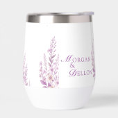 Elegante Soft Blush Lavendel Blumenhochzeit (Links)