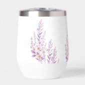 Elegante Soft Blush Lavendel Blumenhochzeit (Vorderseite)