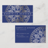 Elegante SolarMandala Businesscards - Visitenkarte (Vorne/Hinten)