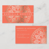 Elegante SolarMandala Businesscards - Visitenkarte (Vorne/Hinten)