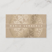Elegante SolarMandala Businesscards - Visitenkarte (Vorderseite)